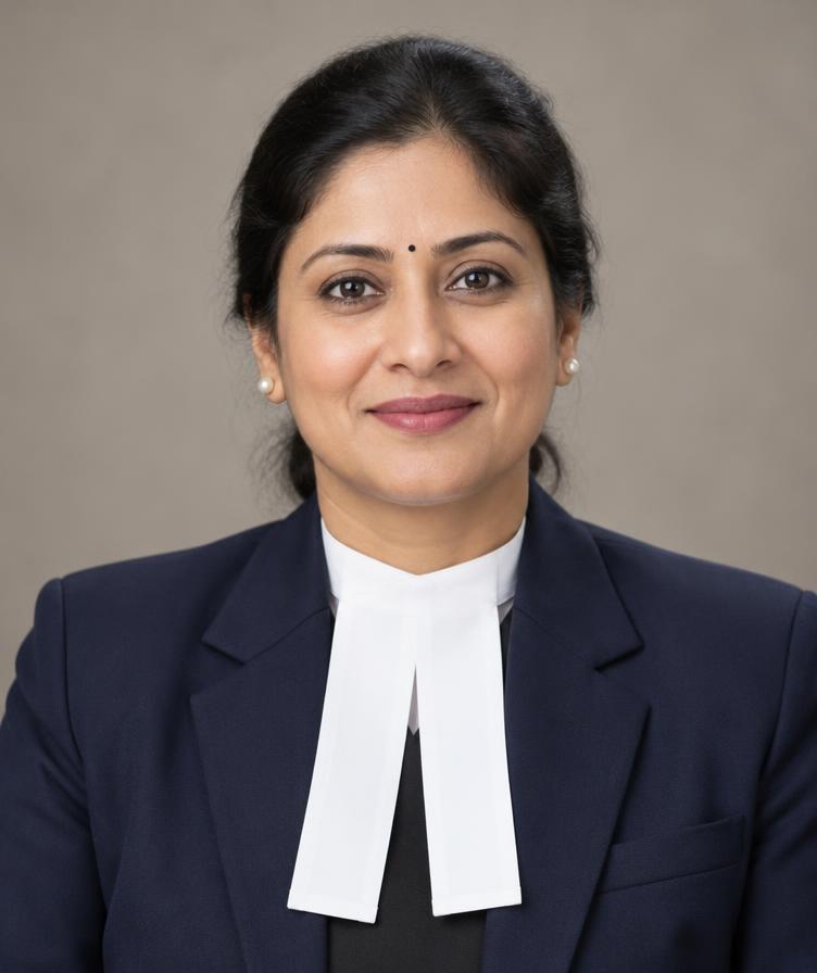 Sample portrait of a woman advocate (demo profile)
