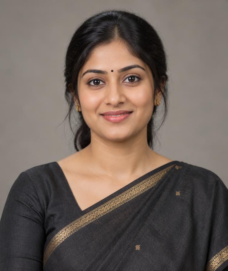 Sample portrait of a young woman advocate (demo profile)