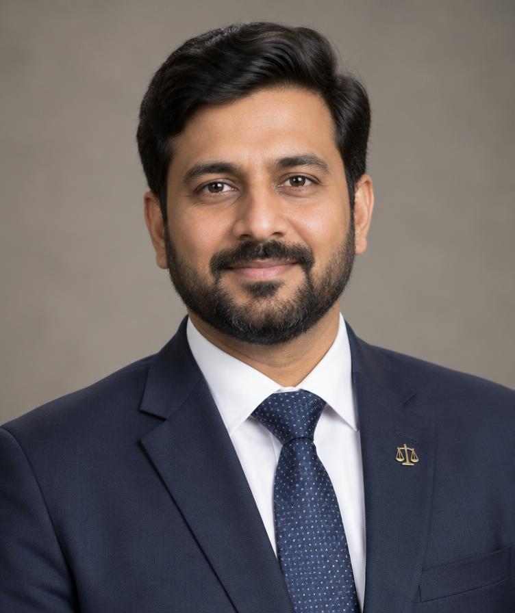 Sample portrait of a man advocate (demo profile)