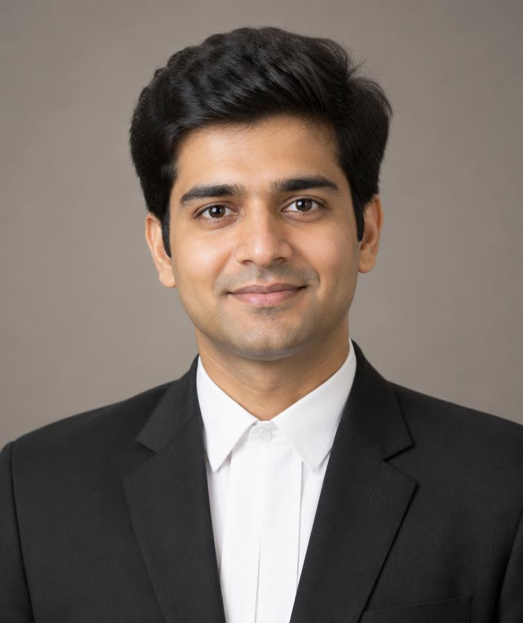 Sample portrait of a young man advocate (demo profile)